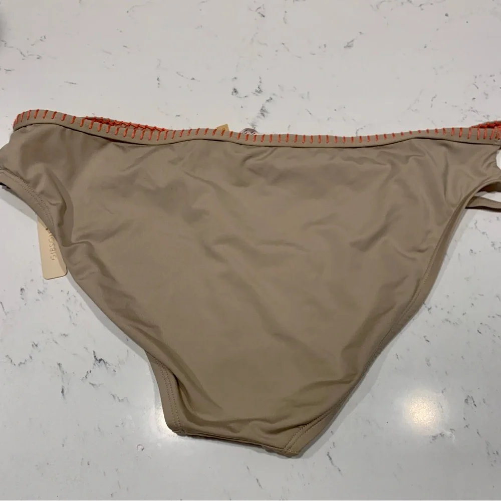 GIBSON LATIMER Tan Bikini Bottom Swim Size XL NWT